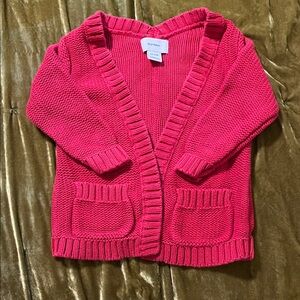 Old Navy Toddler Red Knit Cardigan
